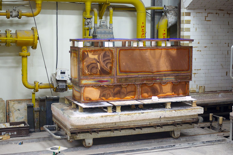 kwangho lee: enameled skin   copper series