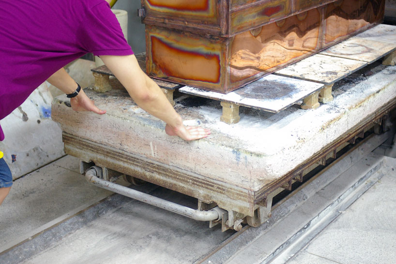 kwangho lee: enameled skin   copper series