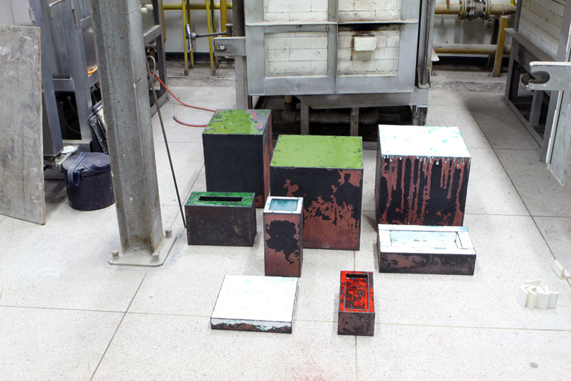 kwangho lee: enameled skin   copper series