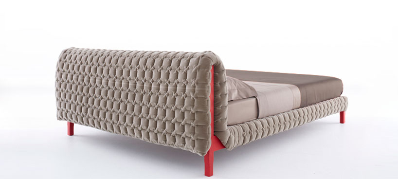 inga sempé: ruché beds + side tables for ligne roset
