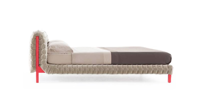 inga sempé: ruché beds + side tables for ligne roset