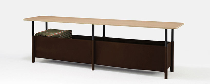 inga sempé: ruché beds + side tables for ligne roset