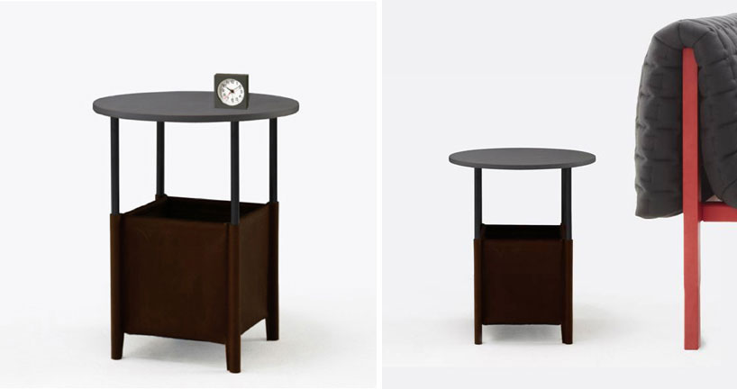 inga sempé: ruché beds + side tables for ligne roset