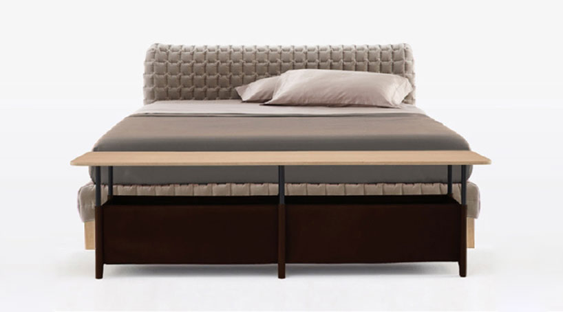 inga sempé: ruché beds + side tables for ligne roset