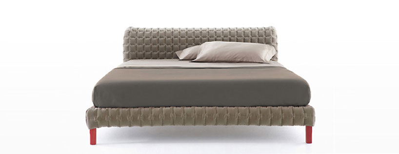 inga sempé: ruché beds + side tables for ligne roset