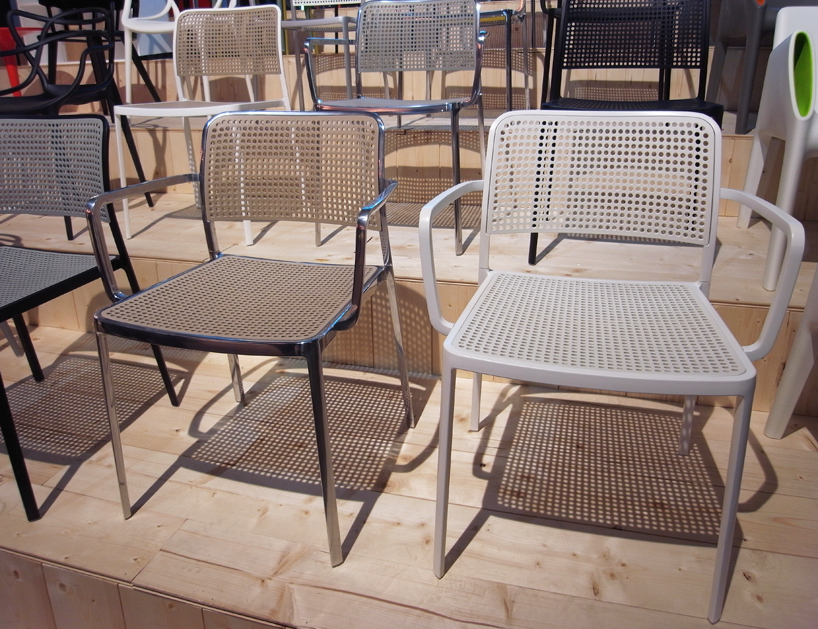 piero lissoni designs audrey chair for kartell