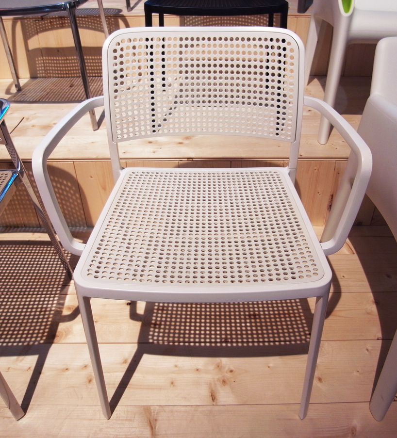 piero lissoni designs audrey chair for kartell