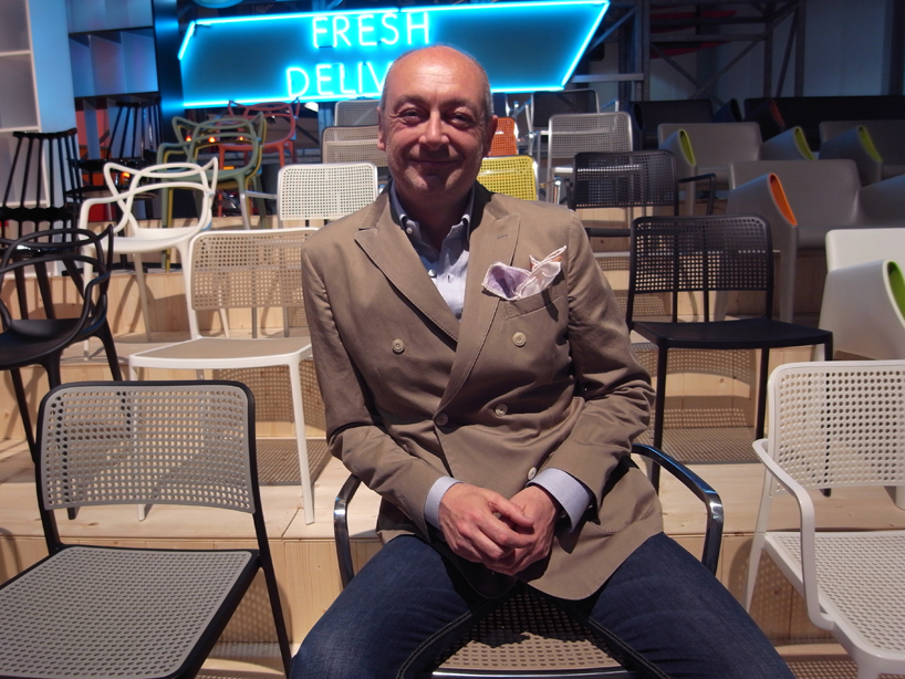 piero lissoni designs audrey chair for kartell