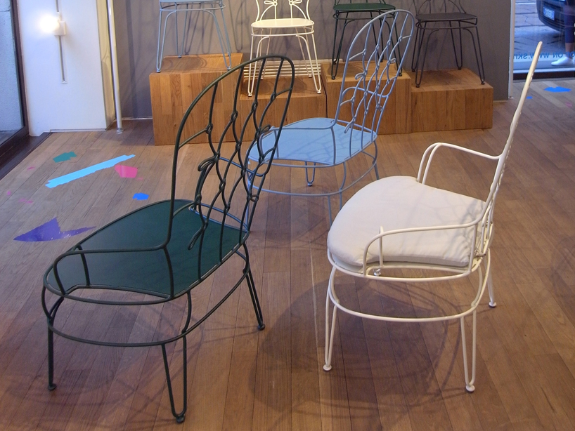 alessandra baldereschi delicately shapes fildefer furniture for skitsch