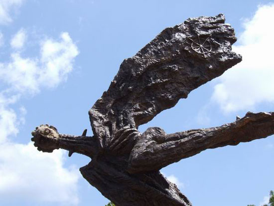 alberto lescay's monument dedicated to wilfredo lam at art biennial of havana