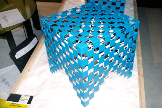 'pixel   nesting side table' by damian williamson