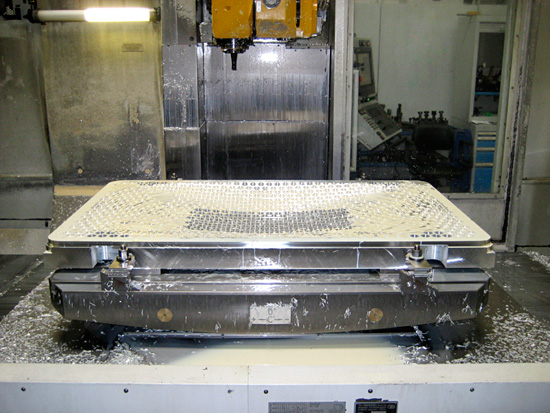 'colander' table by daniel rohr