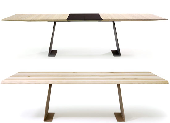 imm cologne 09: 'clip' table by mobimex