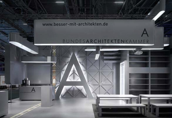 ippolito fleitz group: german federal chamber of architects exhibition stand
