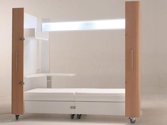 'kenchikukagu' foldable rooms by toshihiko suzuki of atelier OPA