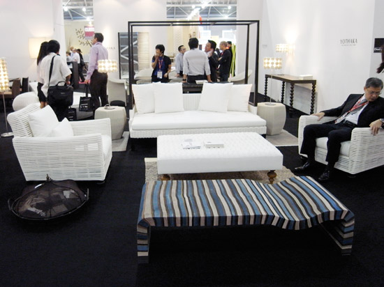 yothaka: pineapple fiber paper furniture