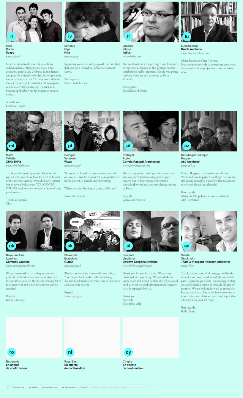 27: a journey through contemporary architecture in europe
