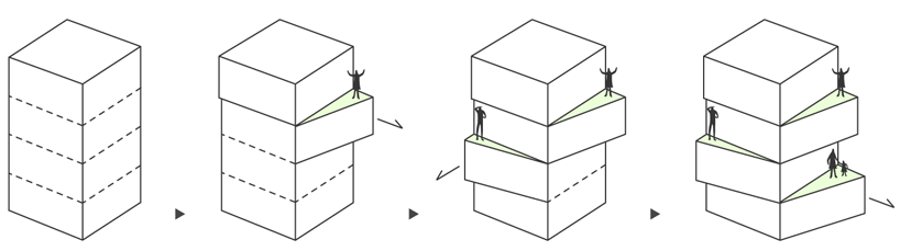 KINO architects: tokyo balconies