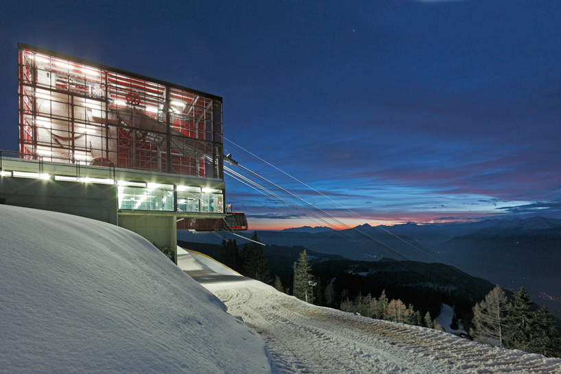 roland baldi architekt: ski lift in monte ivigna