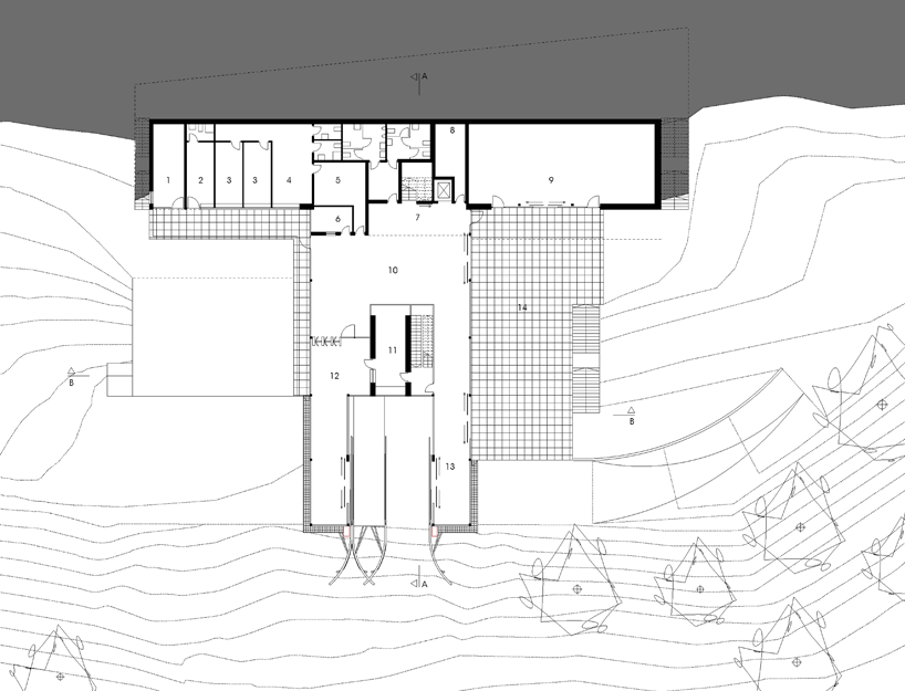 roland baldi architekt: ski lift in monte ivigna