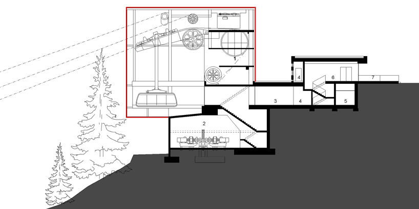 roland baldi architekt: ski lift in monte ivigna