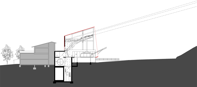 roland baldi architekt: ski lift in monte ivigna