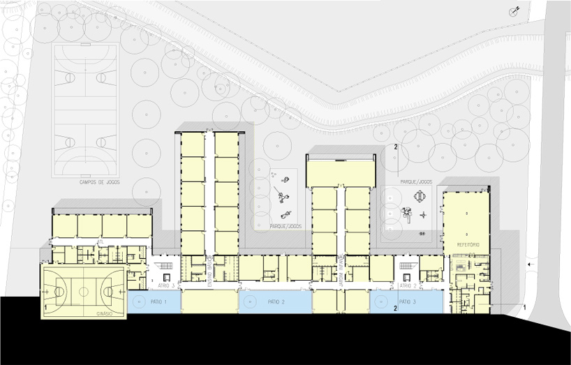 andr&eacute; espinho arquitectura: school center paredes