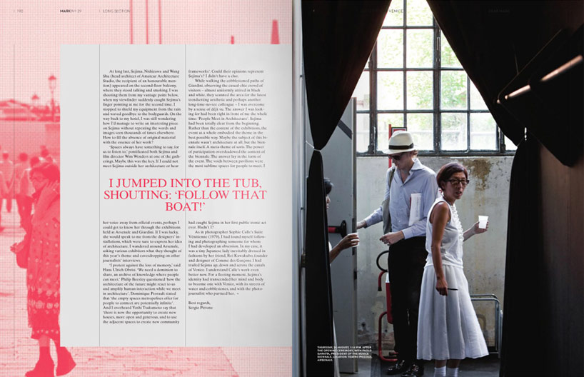 MARK magazine questionnaire: editor in chief robert thiemann