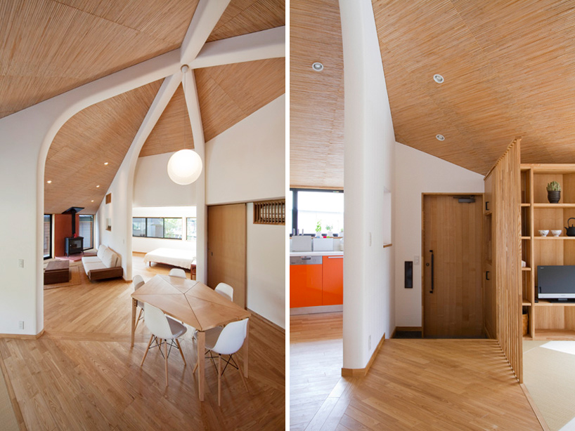 kazuya morita architecture studio: pentagonal house