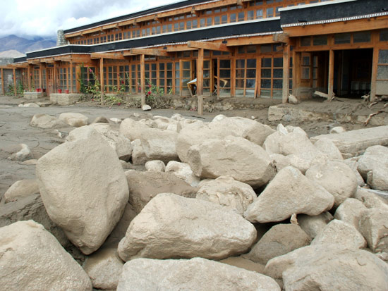 arup associates: druk white lotus school hit by flash floods