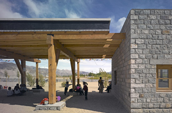 arup associates: druk white lotus school hit by flash floods