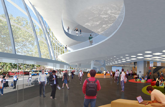 lacoste + stevenson: UTS podium extension