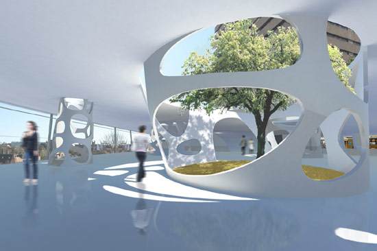 lacoste + stevenson: UTS podium extension