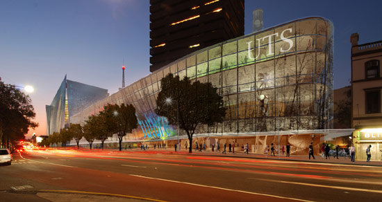 lacoste + stevenson: UTS podium extension