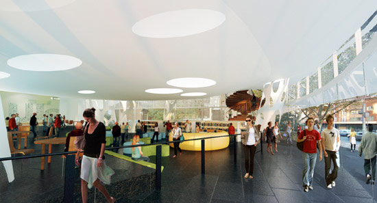 lacoste + stevenson: UTS podium extension