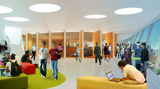 lacoste + stevenson: UTS podium extension