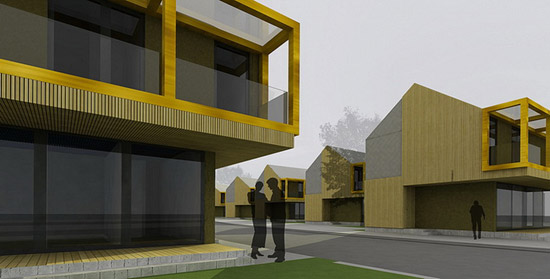 OFIS architects: backbone village houses