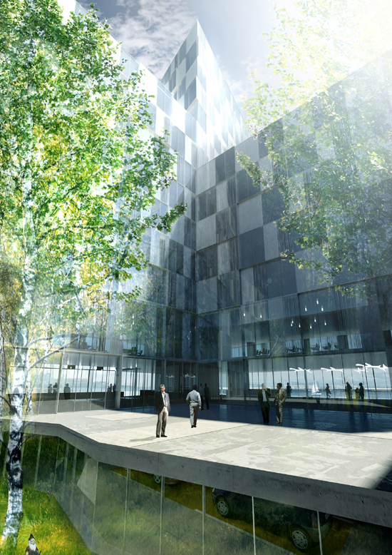 schmidt hammer lassen architect: crystalline landmark for helsingborg