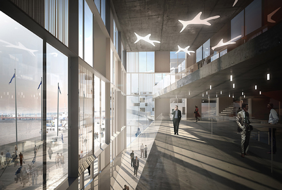 schmidt hammer lassen architect: crystalline landmark for helsingborg