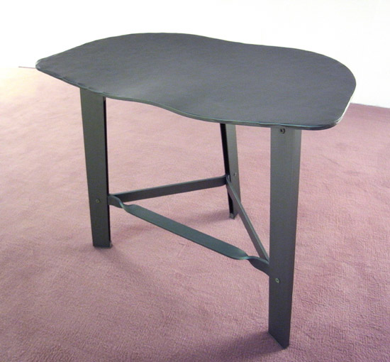 julien renault: hand forged aluminium stools