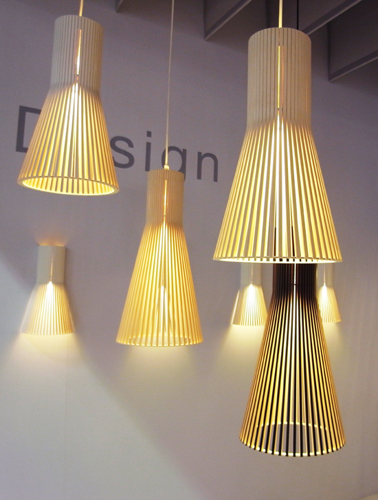 secto design: wooden lamps