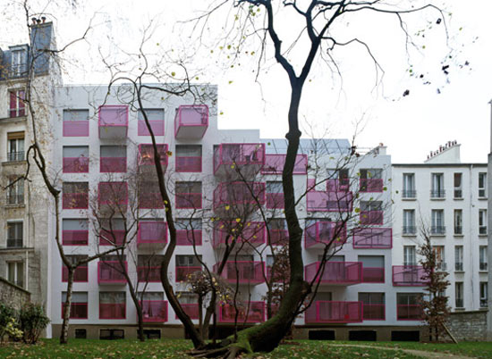 social housing in paris by ecdm architects