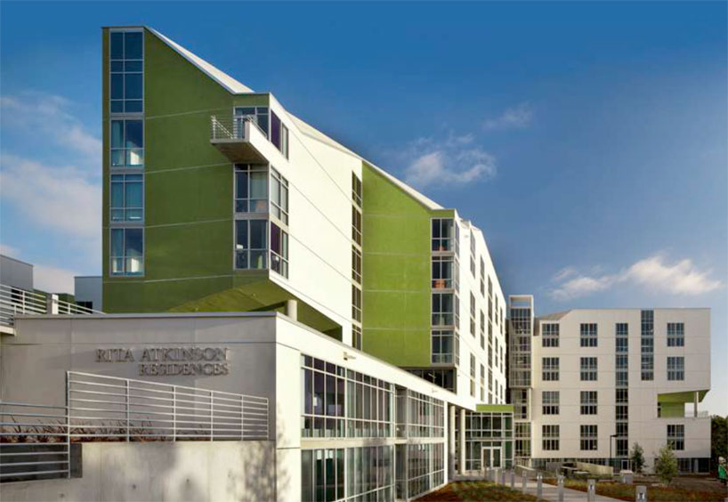 valerio dewalt train: rita atkinson residences at the university of california