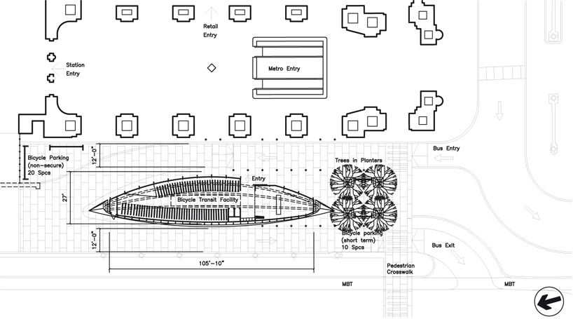 KGP design studio: bicycle transit center