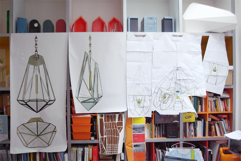 matali crasset: chandeliers for cathedral of saint b&eacute;nigne in dijon