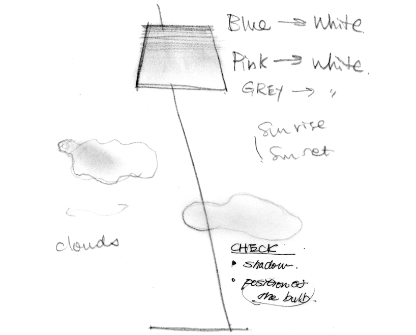kazuhiro yamanaka: cielo lamp for pallucco