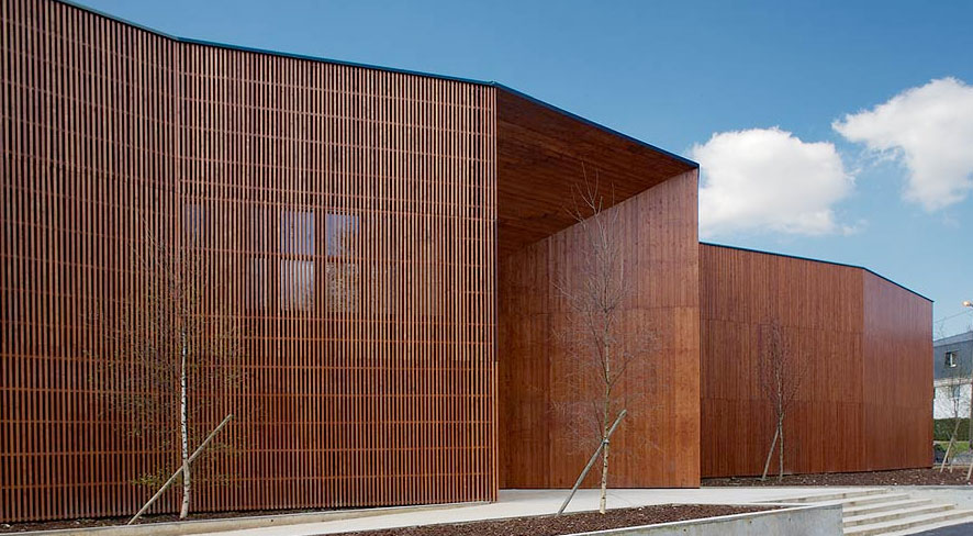 fassio viaud architects: paul bailliard cultural center