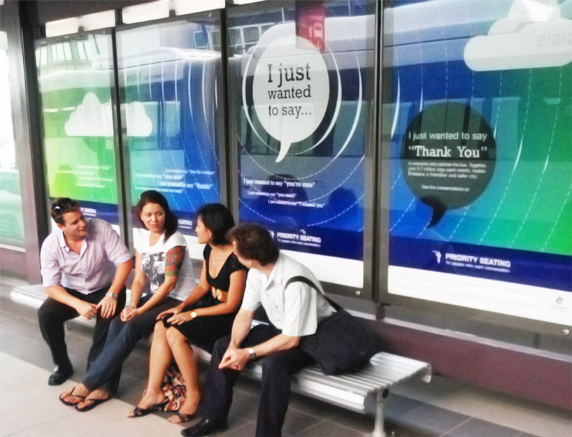 bus shelter billboard and geotagged google map project by yen trinh