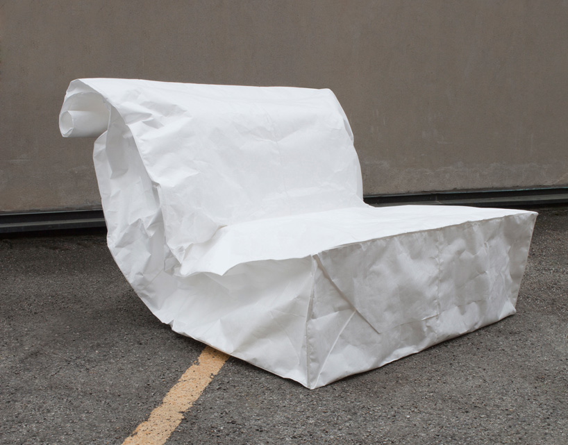 spalvieri + del ciotto: sacchetto Tyvek® chair