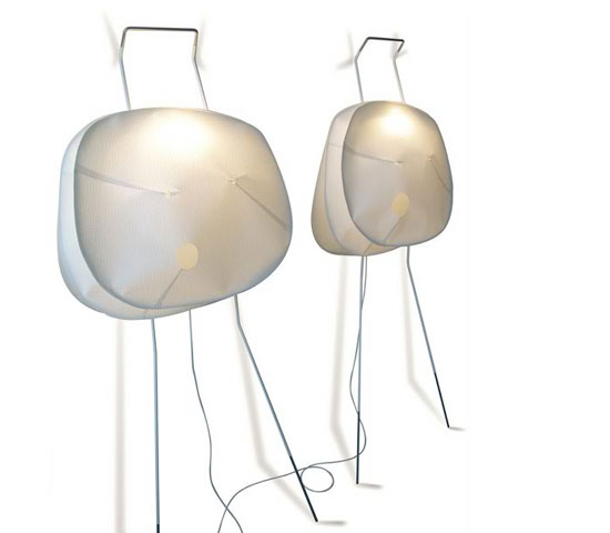 lamps by annick schotte of helium concept